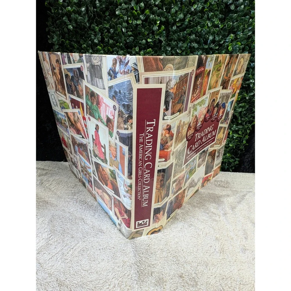 Vintage 1990s‎ American Girls Collection Trading Card Album Binder with 90 Cards